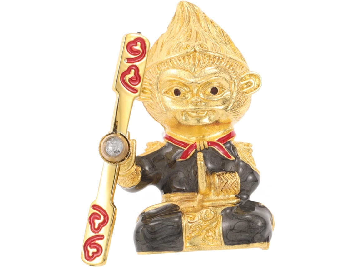 Difusor de ar decorativo com clipe para saída de ar, formato Macaco, para carro.