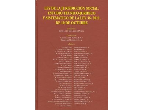 Livro Ley De La Jurisdiccion Social Estudio Tecnico-Juridico de VVAA (Espanhol)