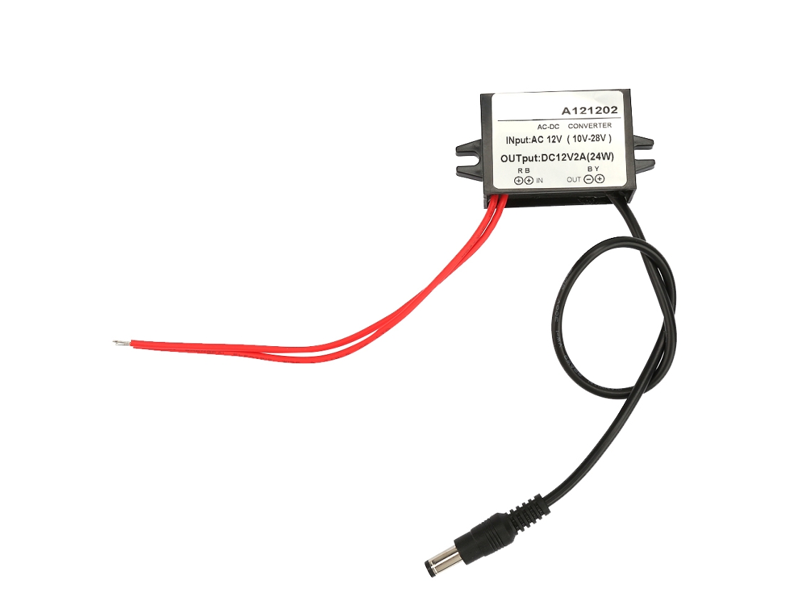 Módulo Conversor Ac 10 28v para Dc 12v Regulador de Voltaje Fonte de Alimentação 2a | S/MARCA