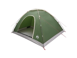 Conjunto 1 Barraca De Camping Vidaxl Verde Poliéster (335 X 275 X 180 Cm)