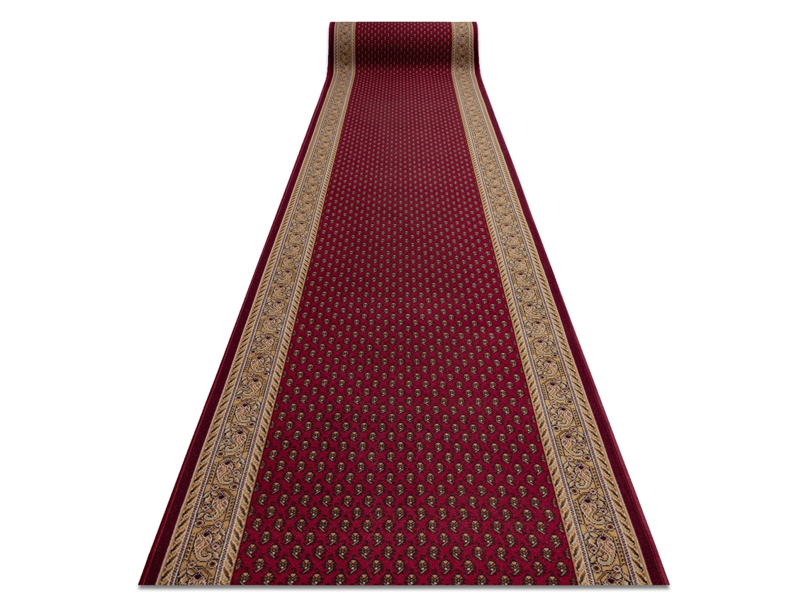 Passadeira Base Antideslizante Inca Bordô 67Cm