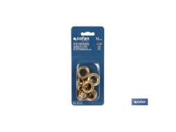Kit de 12 sets de ojetes 12 mm