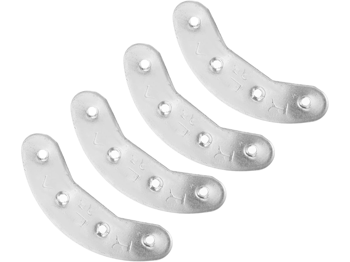 Placas De Salto Metal Ferro Reforçado, 2 Pares Para Botas E Sapatos, Fácil Instalação, Proteção Antidesgaste Para