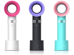 Mini Ventilador Portátil Recarregável Via Usb, Secador De Cílios, Mão Sem Hélices