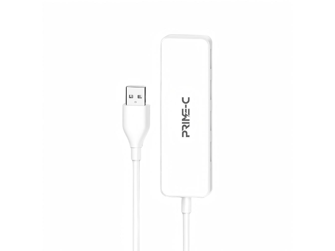 Hub Usb De Expansão 4 Em 1, Resistente Branco PAPRIKA