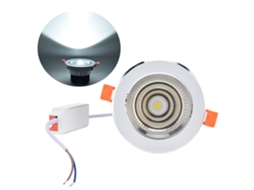 2026 foco Empotrado Led Cob 7w com Boa Dissipação de Calor, Regulável, para Hotéis, Clubes e Dormitórios