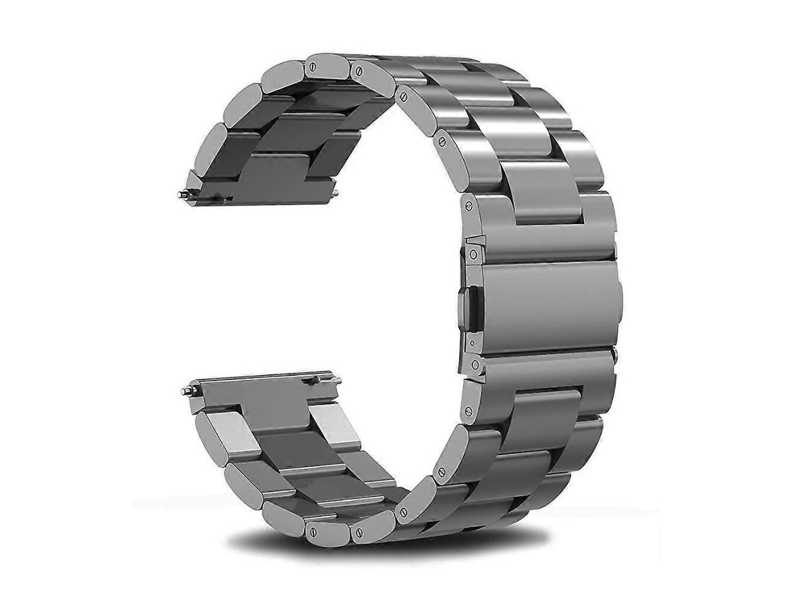 Pulseira De Aço Inoxidável Com Três Elos Para Huawei Watch Gt 3 42mm / Watch Gt 2 42mm