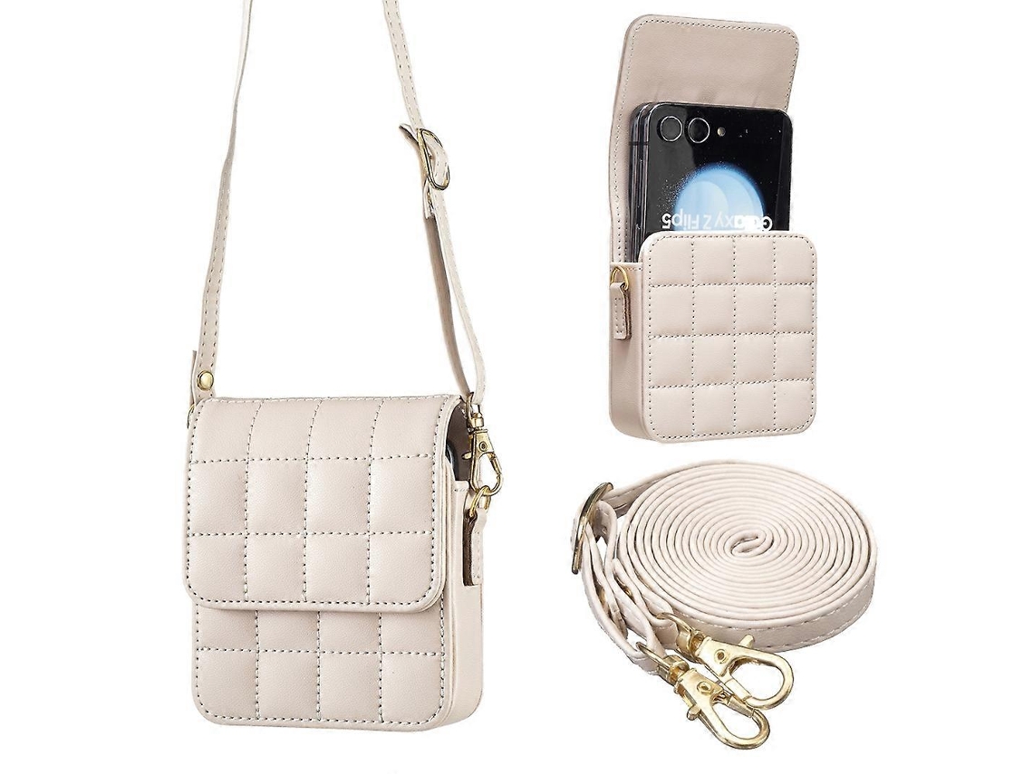 Bolsa Dobrável Transversal Xadrez Bfb04 Para Celular Samsung Galaxy Z Flip6