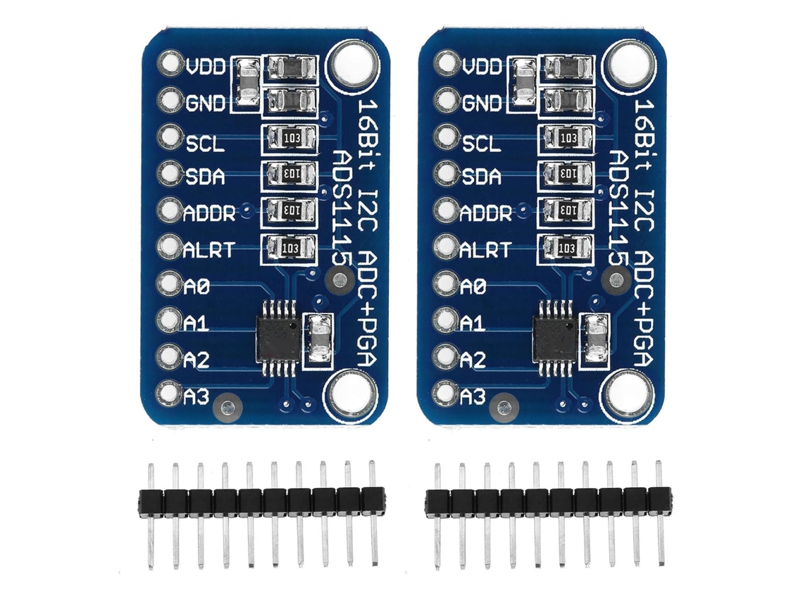 Placa Adc De 16 Bits Com Conversor De Interface I2c