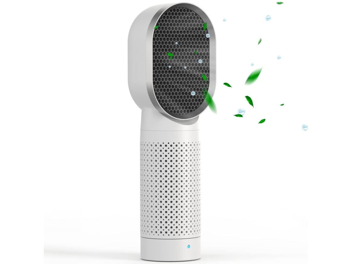 Purificador de Ar Hepa para Quarto de Casa Filtro de Ar Portátil com Filtro True H13 e Ionizador para Alergias Fumaça Pêlos de Animais BISBISOUS