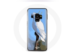 Capa para Samsung galaxy S9 plus cacatua Papagaios brancos pássaros