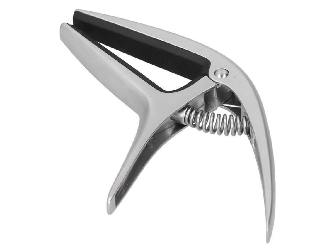 Braçadeira Acústica para Guitarra Liga de Zinco Guitarra Acústica Capo Sílica Gel Boca Ergonômica Braçadeira para Violino
