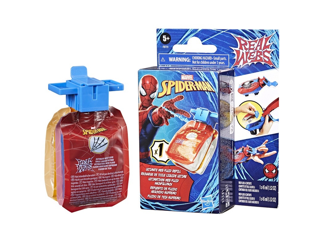 SPIDERMAN Real Webs Refill Pack (Idade Mínima Recomendada: ‍4 Anos)
