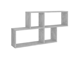 Wall Shelf, Wall Shelves Vidaxl Cinzeto Madeira Processada (n/a)