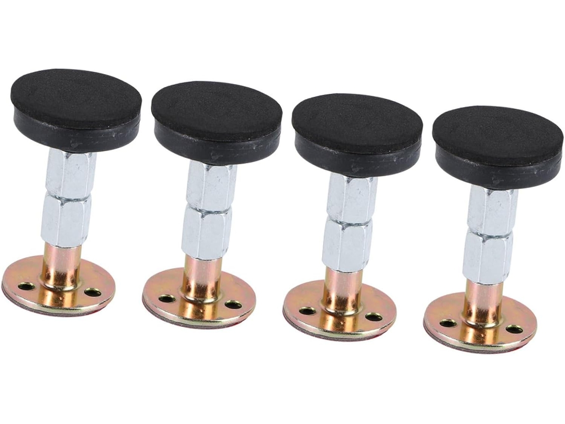 Conjunto de 4 Peças Suporte Mesa Cabeceira Ajustável em Metal com Atuador Robusto Anti Oscilação CHABERLU