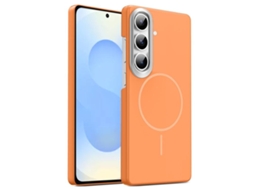 Capa Magsafe Para Samsung Galaxy S26 Plus À Prova De Quedas, Laranja Digitallab