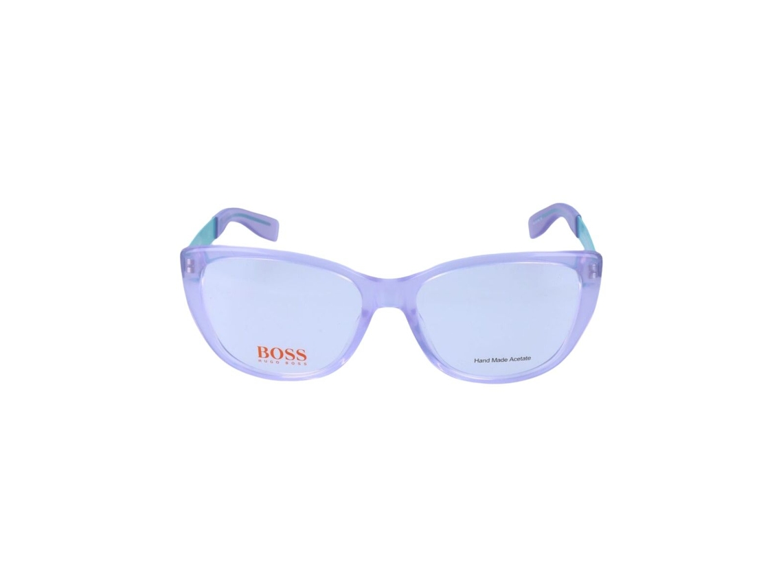 Armação de óculos feminina Hugo Boss Bo-0219-fnj (vermelha - acetato - Ø 53 mm)