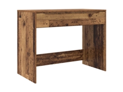 Conjunto 1 Secretária De Escrita Vidaxl Castanho Derivados De Madeira (100 X 50 X 78 Cm)