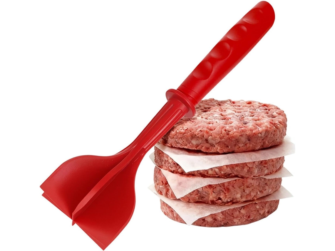 Moedor De Carne Ergonômico Com 6 Lâminas Curvas E Resistente Ao Calor.