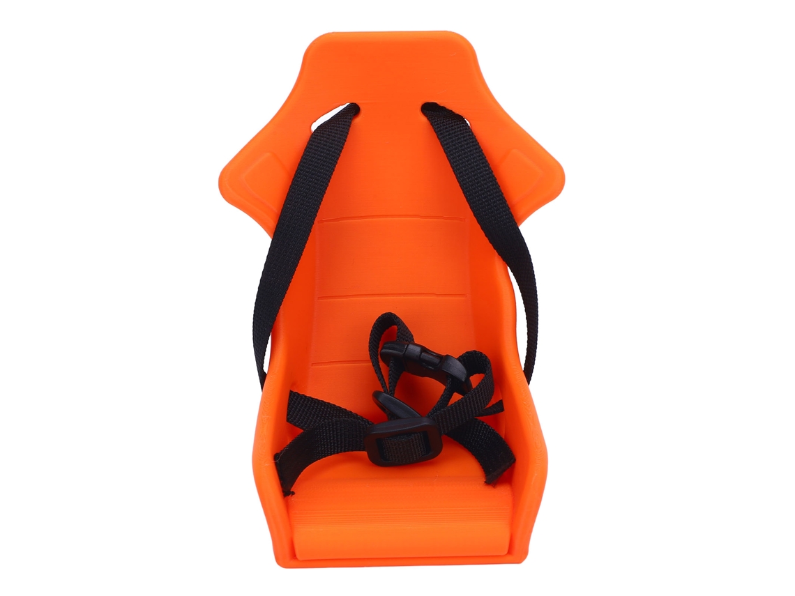 Vlrla-portabebés De Muñeca Para Bicicleta Delantera Plegable Con Correa Ajustable Plástico Naranja