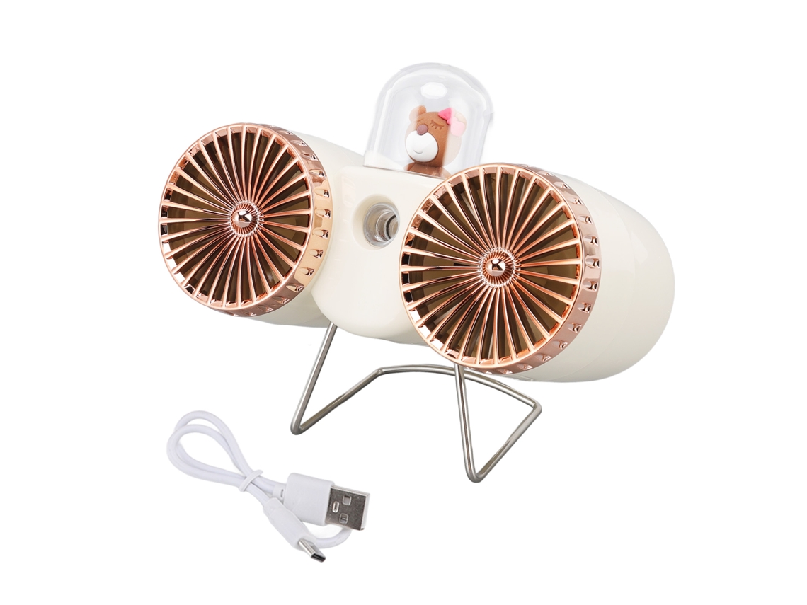 Ventilador de Pescoço Sem Lâminas USB 360° | S/MARCA