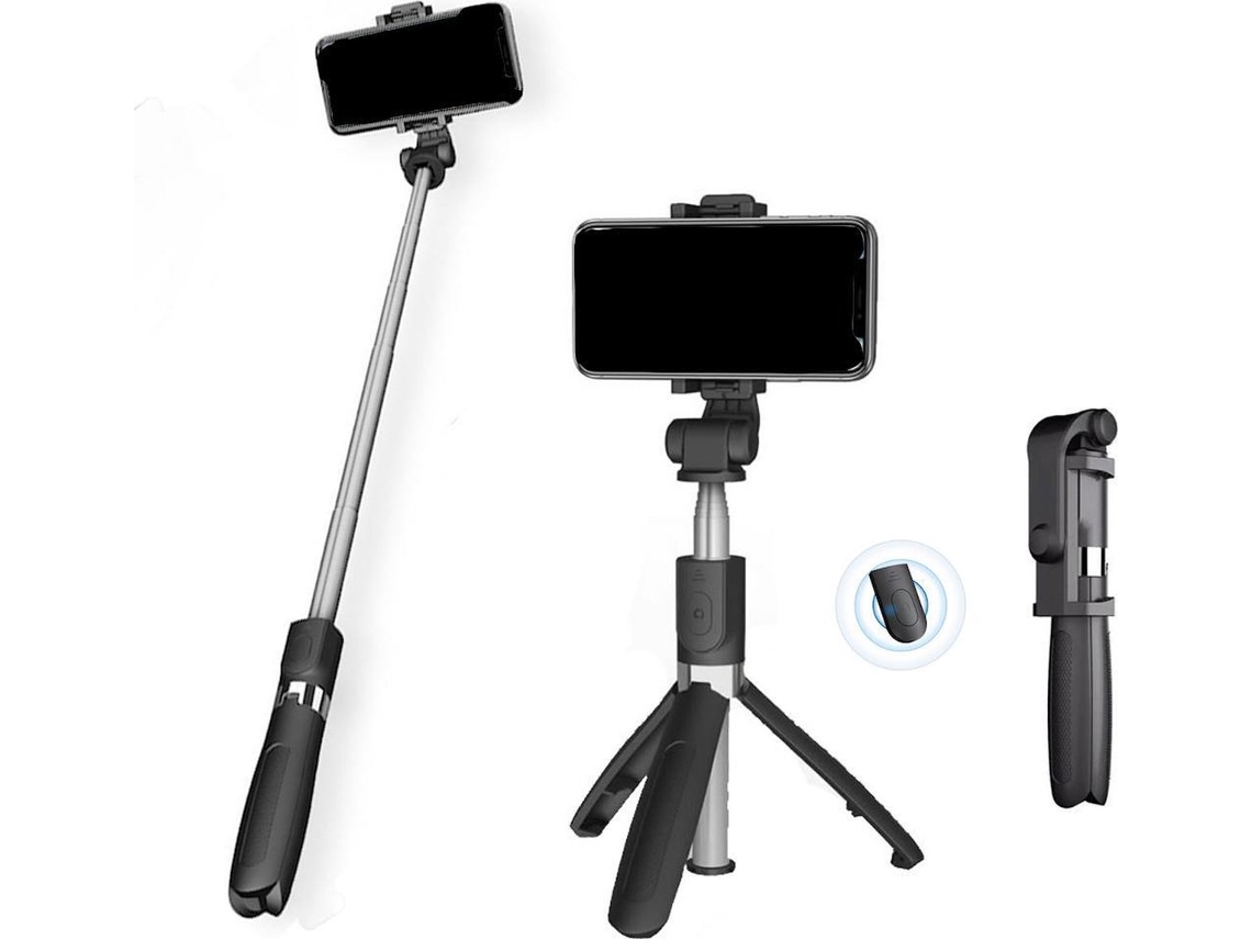 Bastão De Selfie 3 Em 1 Com Controle Remoto Bluetooth - Tripé Para Bastão De Selfie - Bastão De Selfie Universal