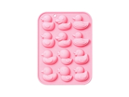 Molde De Silicone Para Fondant E Chocolate Com 12 Cavidades Em Formato De Patinhos Fofos, Ideal Para Decorar Bolos, Sabonetes Artesanais E Enfeites. F