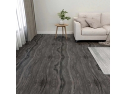 Vidaxl Pranchas De Piso 55 Pcs Cinza Escuro 5,11 M² Pvc
