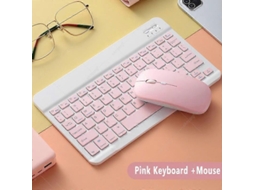 Teclado Bluetooth Compatível Com Russo, Árabe, Coreano, Espanhol, Para Android, Samsung, Windows, Apple, Mac, Ipad. Everley891