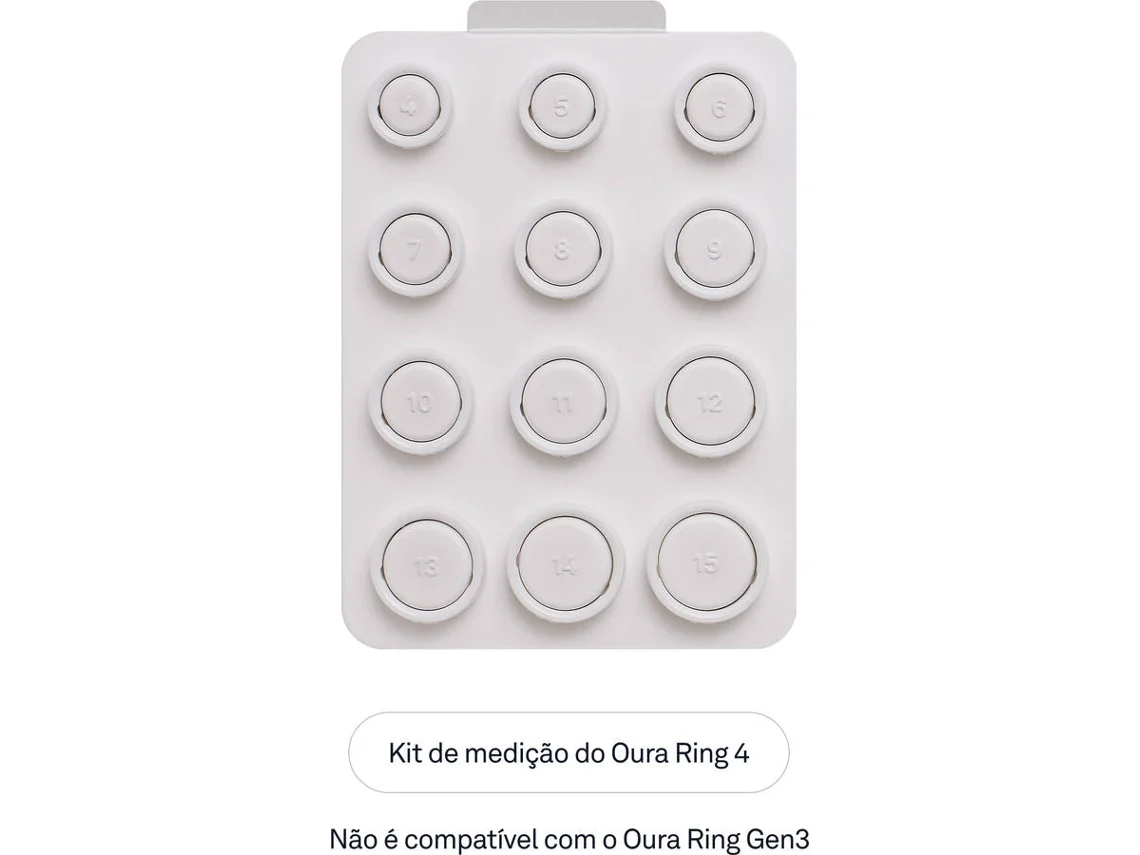 Smart Ring OURA Ring 4 Kit Tamanho (Outlet Grade A)