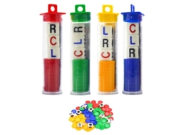 2026 juego de Dados Lcr Con Fichas de Materiales de Alta Calidad para Hogar Axh 16mm