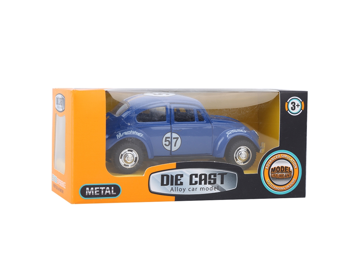 Ats brinquedo de Carro em Escala 1:32 Simulação Alta Modelo de Veículo Brinquedo de Tração para Trás para Crianças (azul)