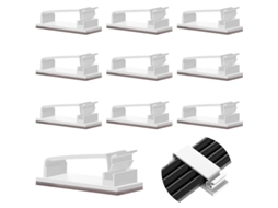 Conjunto de 50 suportes autoadesivos para cabos AQUAFORGE