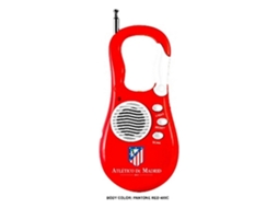 Rádio Transistor Atlético De Madrid Vermelho Olysi Shop