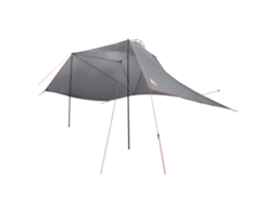 Vidaxl Tenda Para Carro Cinza E Laranja 350 X 250 Cm Poliéster E Aço