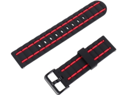 Pulseira De Silicone Premium Para Relógio, Bicolor, Durável, Compatível, Acessório Esportivo, Hipoal Gokoco