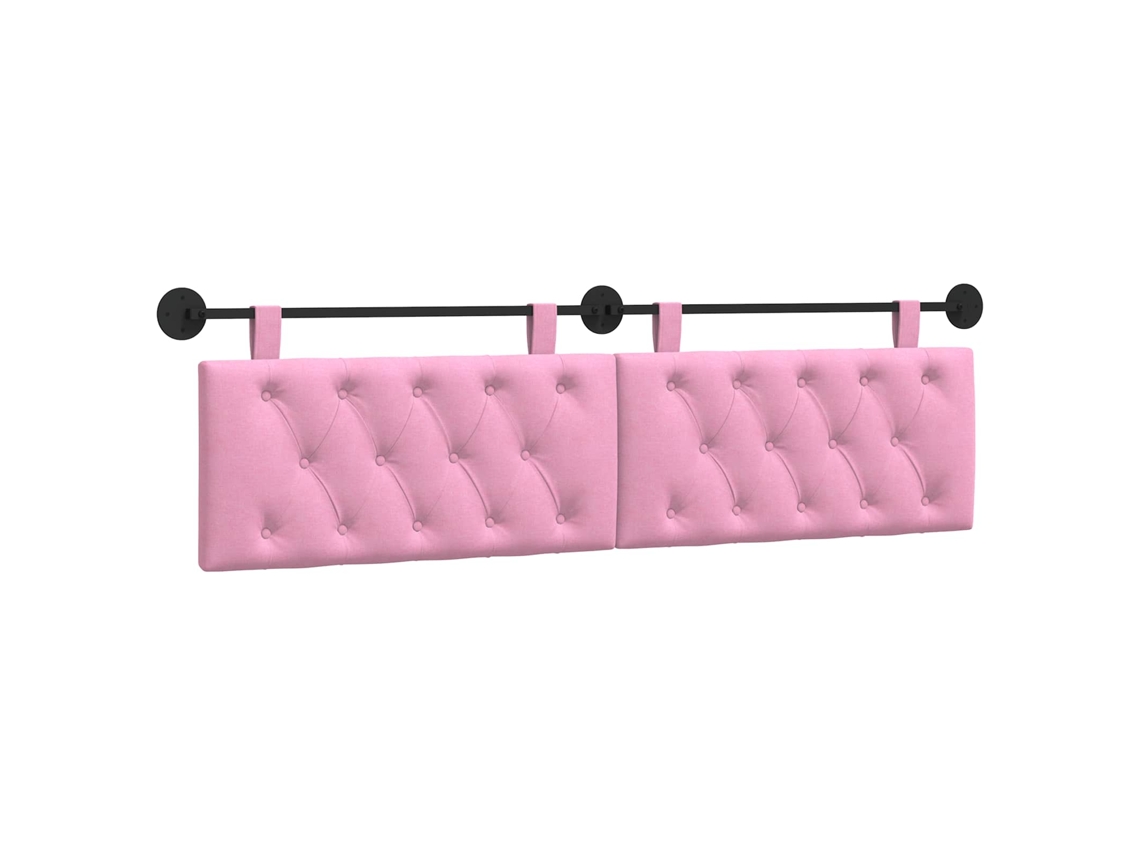 Cabeceira Suspensa Rosa Tecido MAISON EXCLUSIVE
