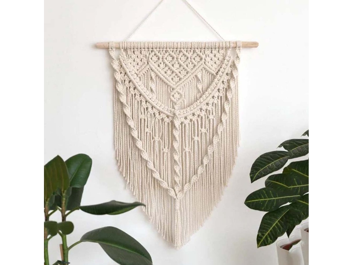 Tapeçaria de Parede Boêmia, Feita À Mão, Decoração para Sala de Estar, Decoração para Quarto, 70 Cm BRILVIBERA