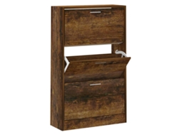 Sapateira Carvalho Fumada MAISON EXCLUSIVE 63x24x103 cm