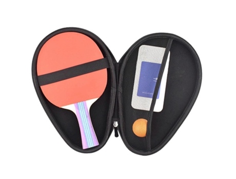 Estojo protetor para raquete de tênis de mesa com zíper, capa protetora para raquete de pingue-pongue, bolsa para taco de beisebol, à prova d'água, à prova de poeira, proteção total, vermelho Unikm