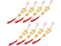 Conjunto De 8 Peças De Enfeites Chineses Para Pendurar, Ideais Para O Ano Novo Chinês, Com Pingentes Gokoco