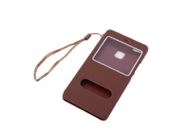 Funda com Suporte e Janelas Duplas para Huawei P9 Lite EOOCOO