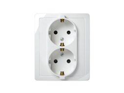 Simon 15 doble base enchufe con tt blanco f1591459030