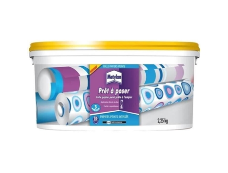 Cola De Papel De Parede Pronta Para Instalar 2,25 Kg Metylan