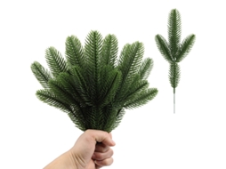 24 Peças de Galhos Pinheiro Artificiais, Plantas Verdes, Agulhas de Pinheiro, Acessórios para Faça Você Mesmo BRILVIBERA