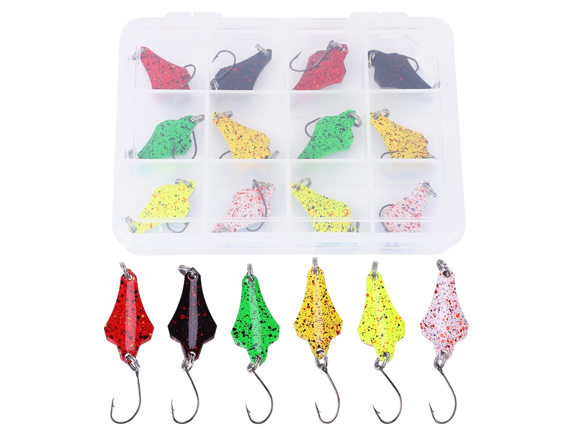 Horse Mouth Spoon (iridescent Fish Lure, Metal Hard Bait) 3g/2.5cm Fishing Spoon