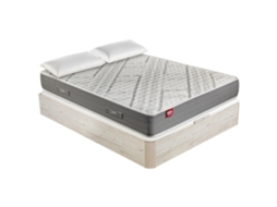 Pack PIKOLIN Sommier Glaciar + Colchão Espuma Elan + 2 Almofadas Grátis (160 x 200 - 56 Cm de Altura)