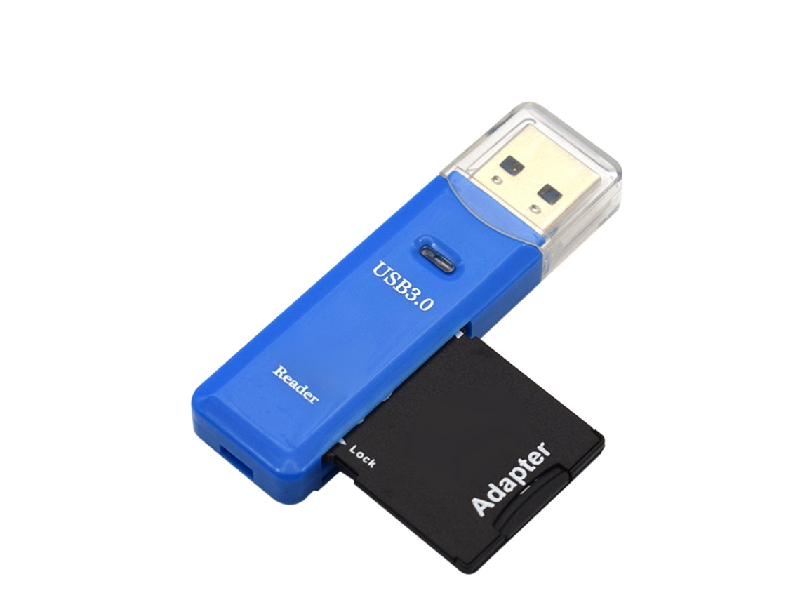 Leitor de Cartões LAXISCREED Usb 3.0 Sd/tf Branco