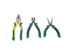 Conjunto 3 alicates diagonais corte ponta aguda arame 6 e 8 polegadas S/MARCA