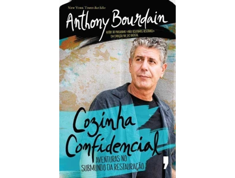 Livro Cozinha Confidencial de Anthony Bourdain